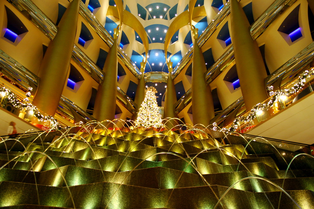 Burj Al Arab Interior - Dubai Positives and Negatives - Romantic Places in Dubai