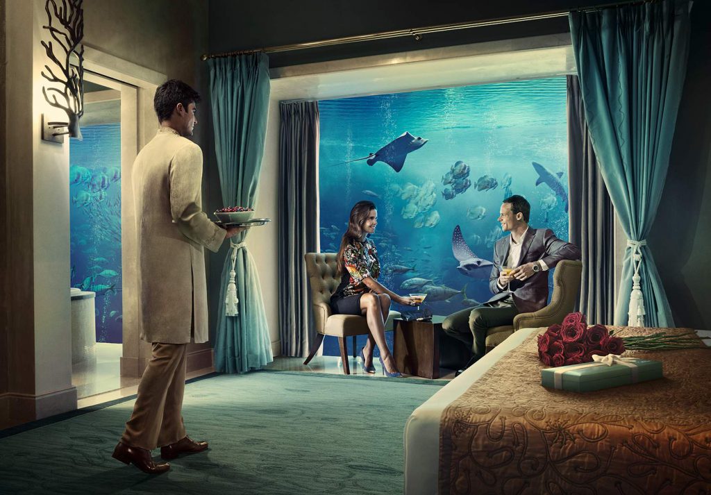 Atlantis Dubai Underwater Suite - Romantic Places in Dubai