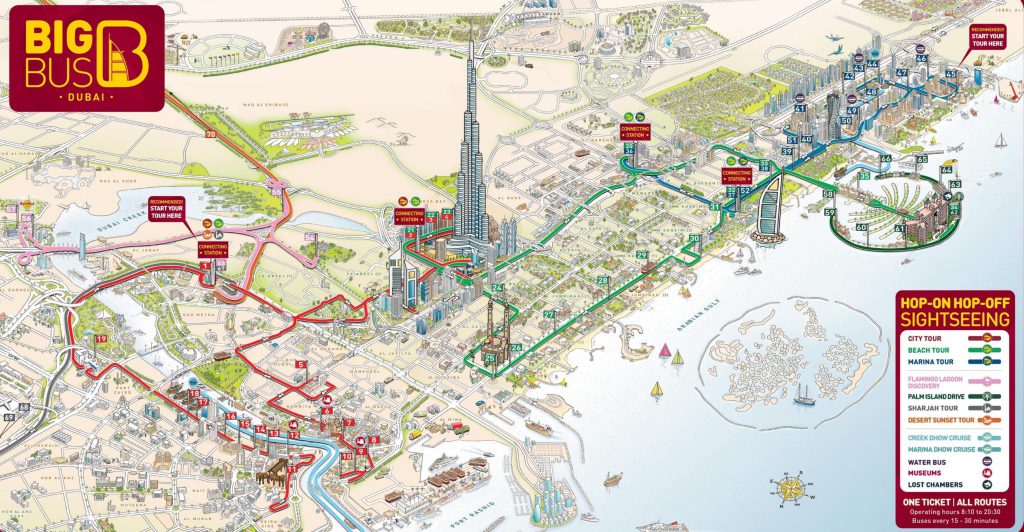 Dubai 3d=D Map