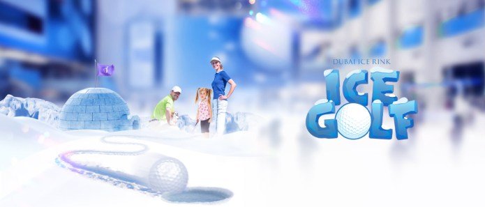 Dubai Ice RInk Ice Golf