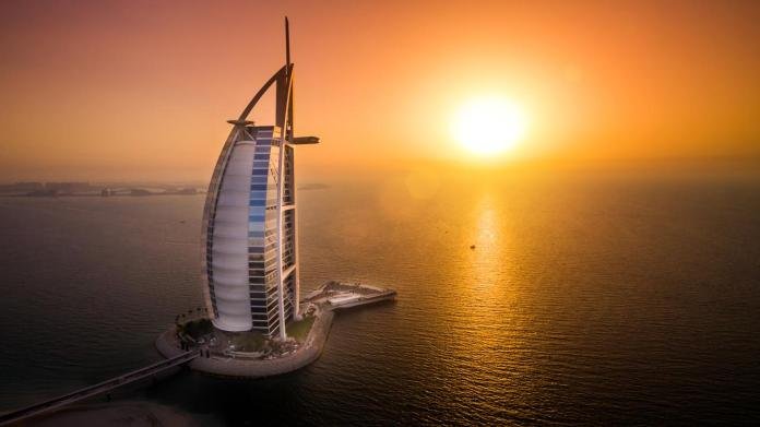 Burj Al Arab Sun Set 2