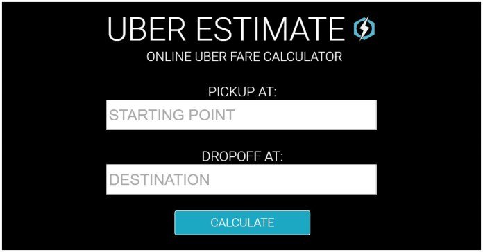 Uber Price Estimator