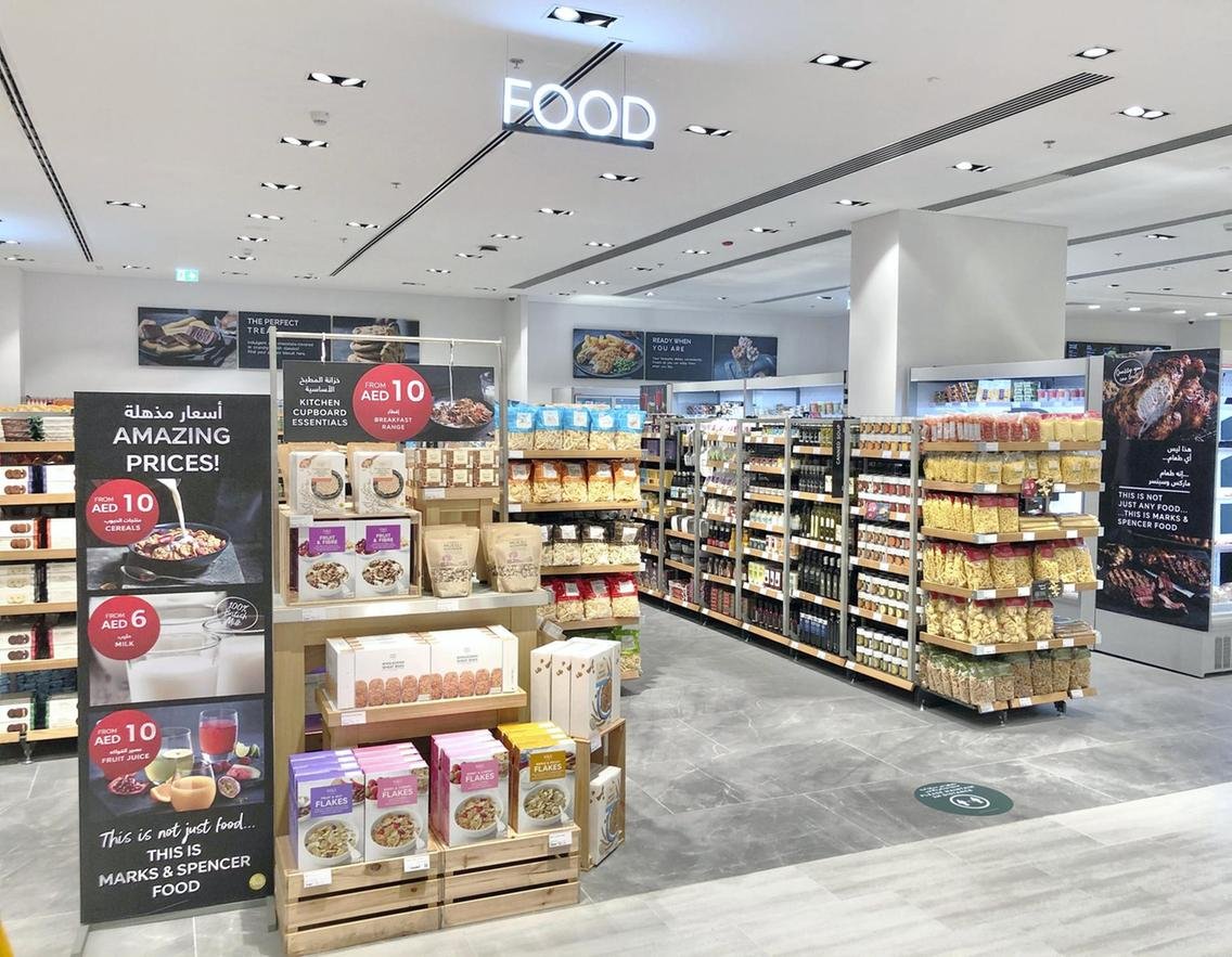 Food Grocery Shop In Dubai Mall Marks &amp; Spencer Opens New Branch In Palm Jumeirah