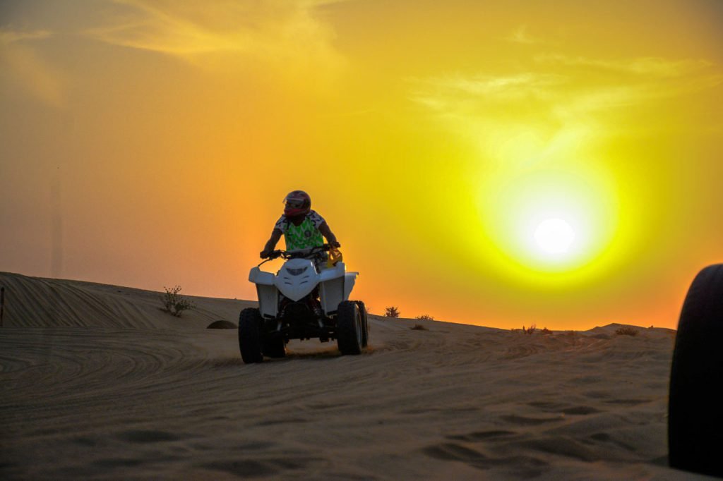 Quad bike in Dubai desert safari