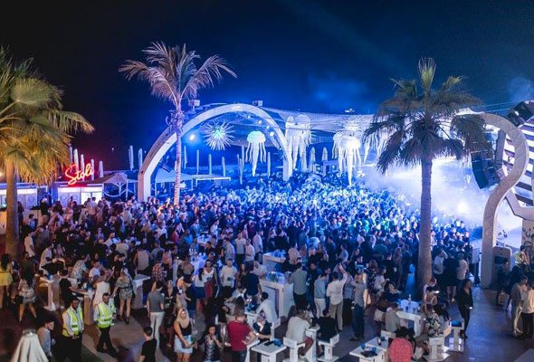 Part on New Year's Day in Dubai  2023 