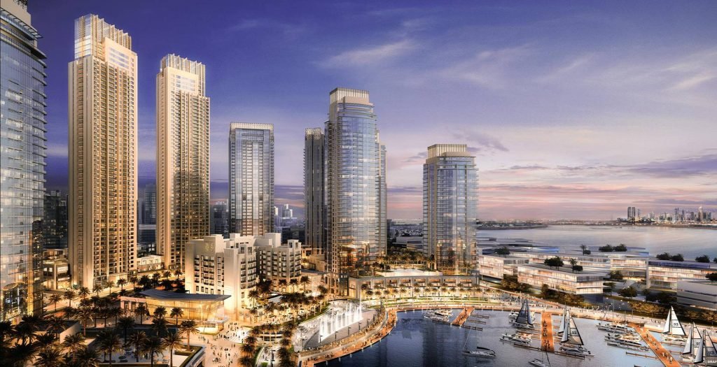 Dubai Creek Harbour 2023- See the Sun Rise Over the City From the Waterfront