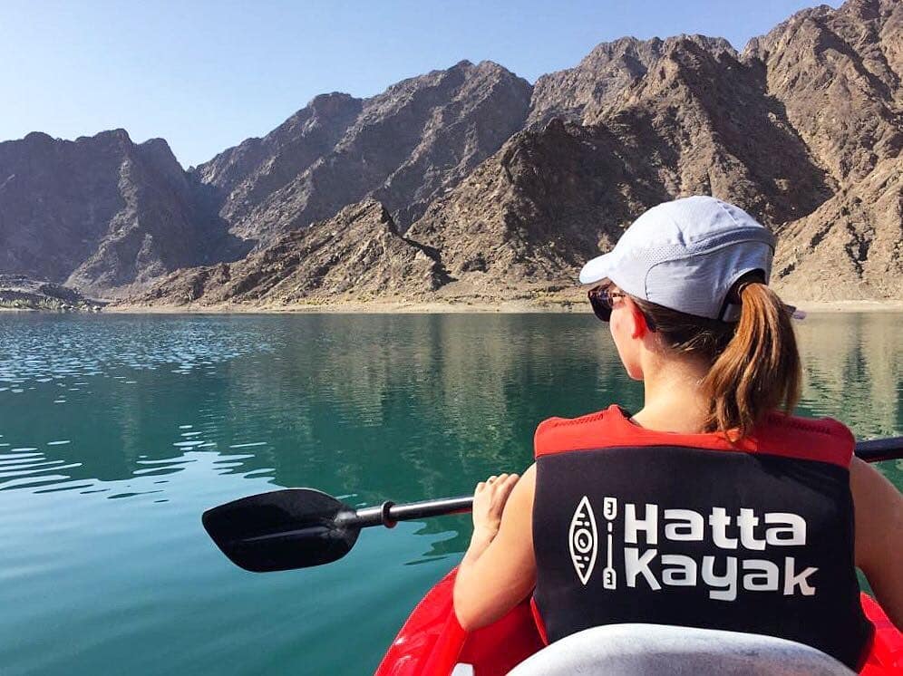 Hayaking in Hatta lake